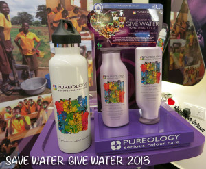 Pureology Relaunched Limited Edition Hydrate Range and WaterSaver™ Salon Program for Save Water. Give Water. Campaign 2013