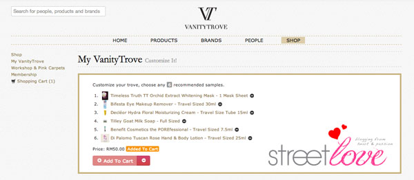 VT Personalize Trove6