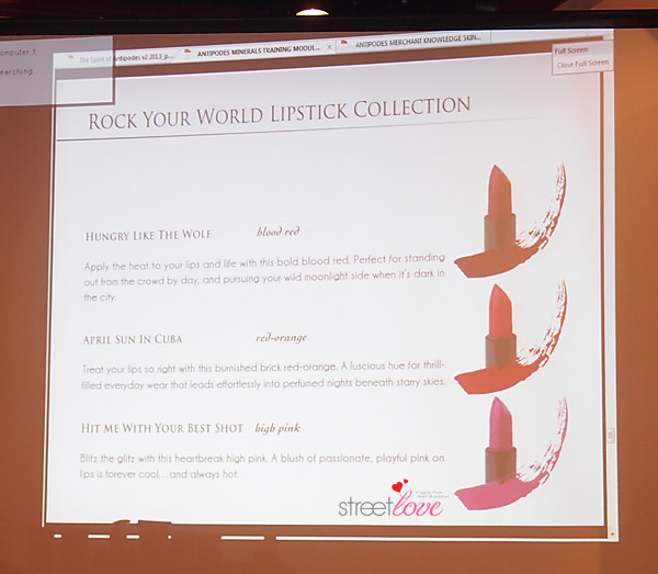 Antipodes The Lipstick To Rock Your World Collection 1