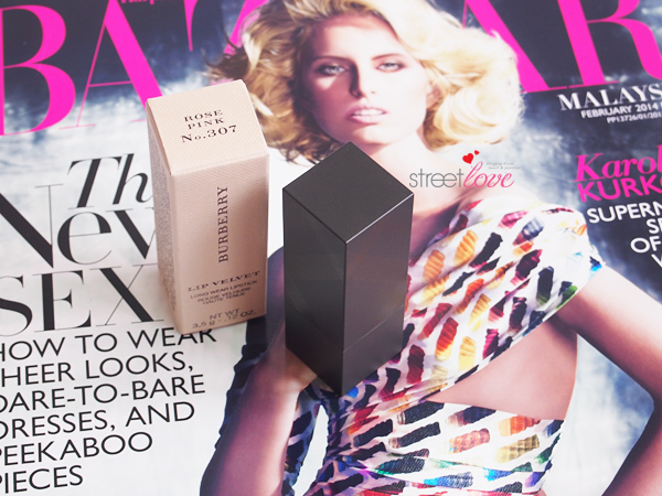 Harper's Bazaar February 2014 X Burberry Beauty Lipstick 2