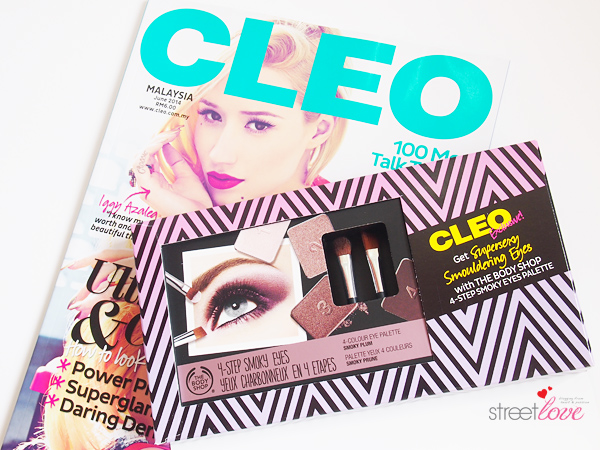 Cleo June 2014 X The Body Shop 4-Step Smoky Eyes