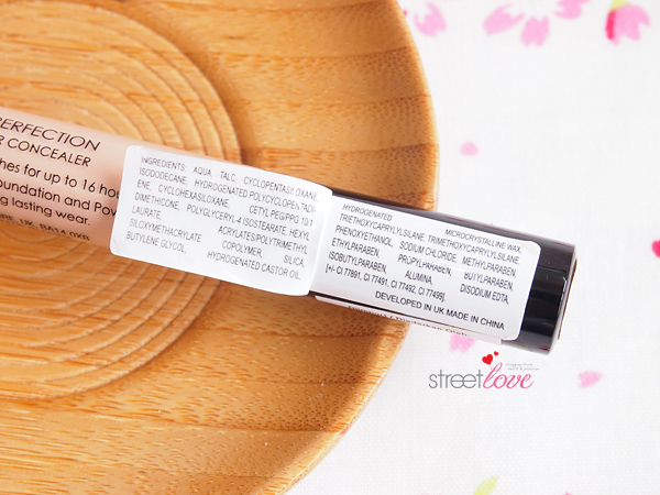 Collection Cosmetics Lasting Perfection Concealer Ingredients