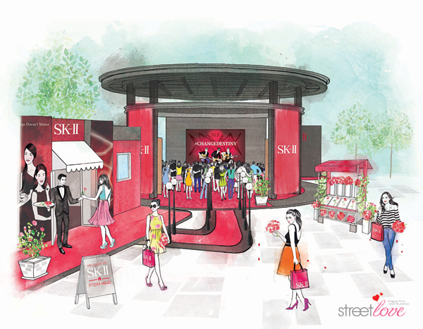 SK-II Pitera House Publika Illustration