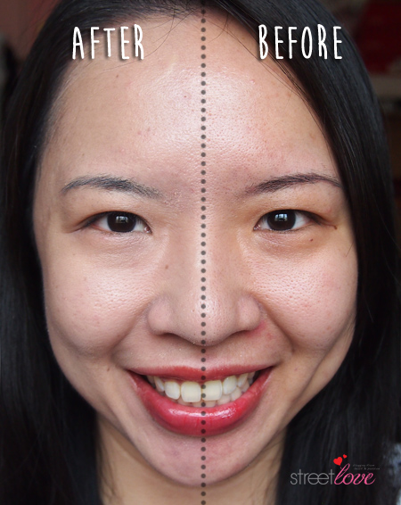 Bourjois 123 Perfect CC Cream Before and After v2