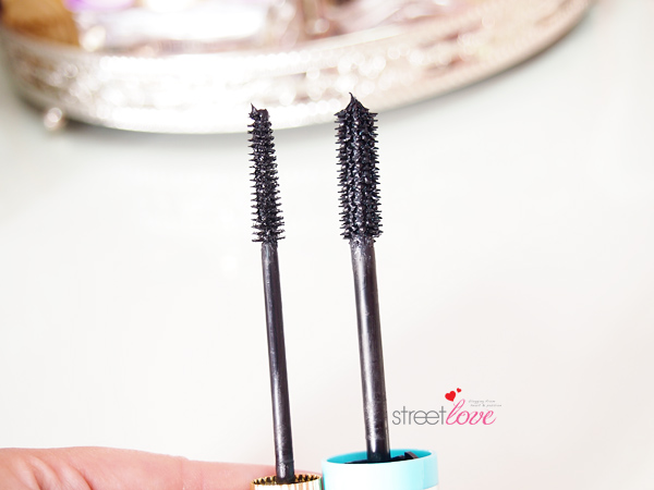 Bourjois Volume 1 Seconde Mascara Waterproof Brush Size Comparison with other Brand