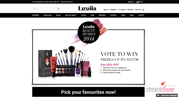 Luxola Beauty Awards 2014 Before Voting v2