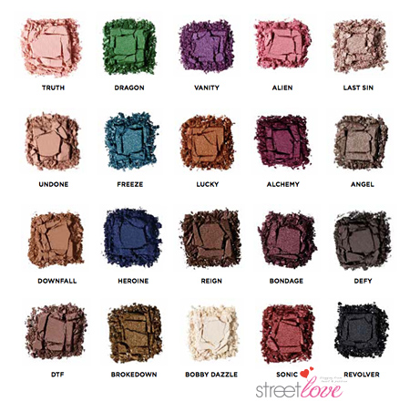 Urban Decay Vice 3 Swatches v2