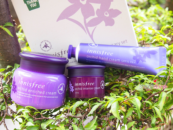 Innisfree Orchid Enriched Cream 15th Anniversary Set Closeup