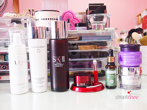 My Night Skincare Routine 2015 Products