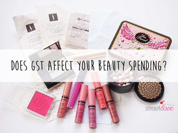 Does GST affect beauty spending