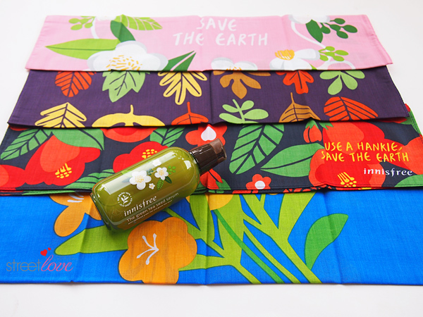 Innisfree Eco Handkerchief Campaign and Limited Edition Green Tea Product 2
