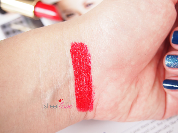 Estee Lauder Pure Color Envy Sculpting Lipstick Envious Hand Swatch