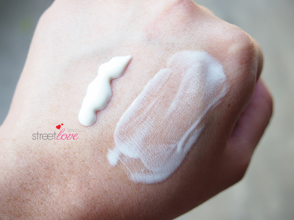 Hada Labo 5-In-1 UV Gel Sunscreen Hand Swatch