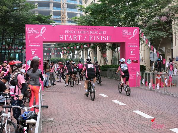 Estee Lauder Pink Charity Ride 19