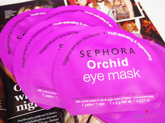 Sephora Orchid Eye Mask Packaging