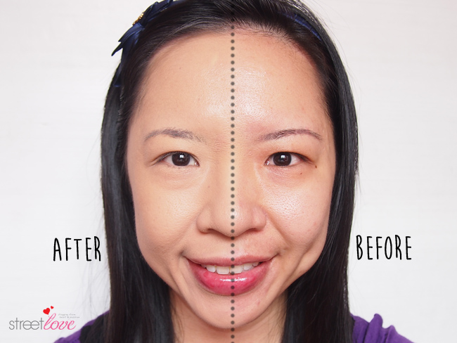 L'Oreal Infallible Pro-Matte Foundation Before and After