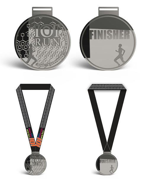 IOI City Mall Run 2016 Medal Design