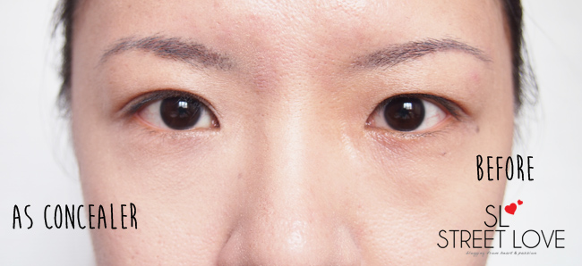 Shiseido Synchro Skin Lasting Liquid Foundation as Concealer