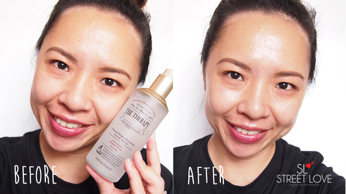 The Face Shop The Therapy First Serum Before and After