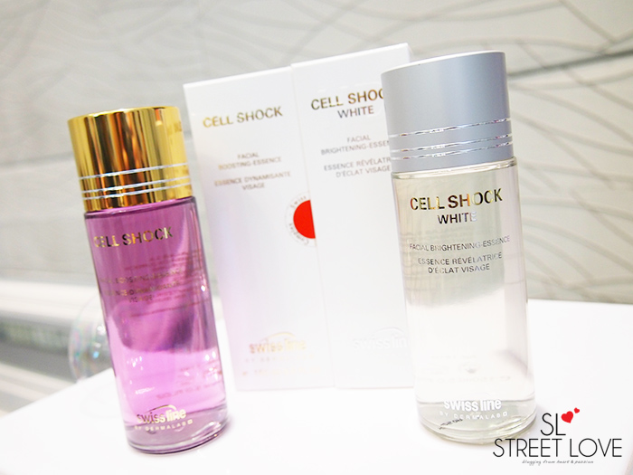 Swiss Line Cell Shock Facial Boosting Essence and Cell Shock White Facial Brightening Essence 3