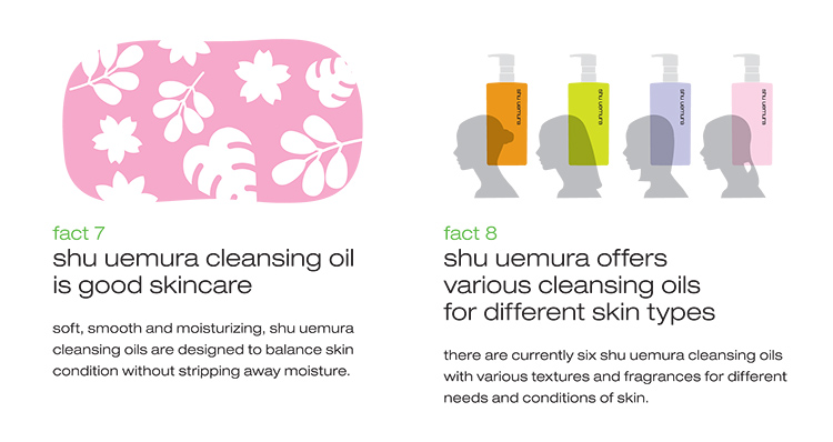 Shu Uemura Cleansing Oils Fact 7 and 8