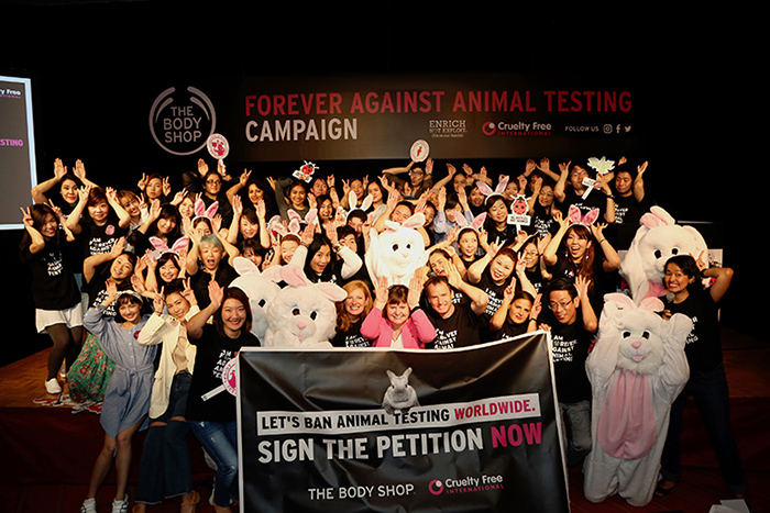 The Body Shop Forever Against Animal Testing Campaign Launch